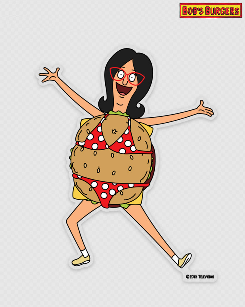 Bob's Burgers - Summer Linda Clear Die Cut Sticker