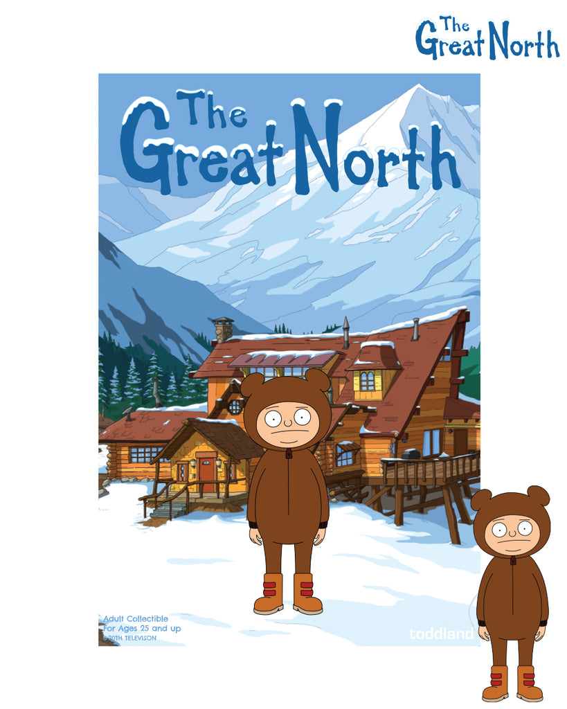 The Great North - Moon hard enamel pin