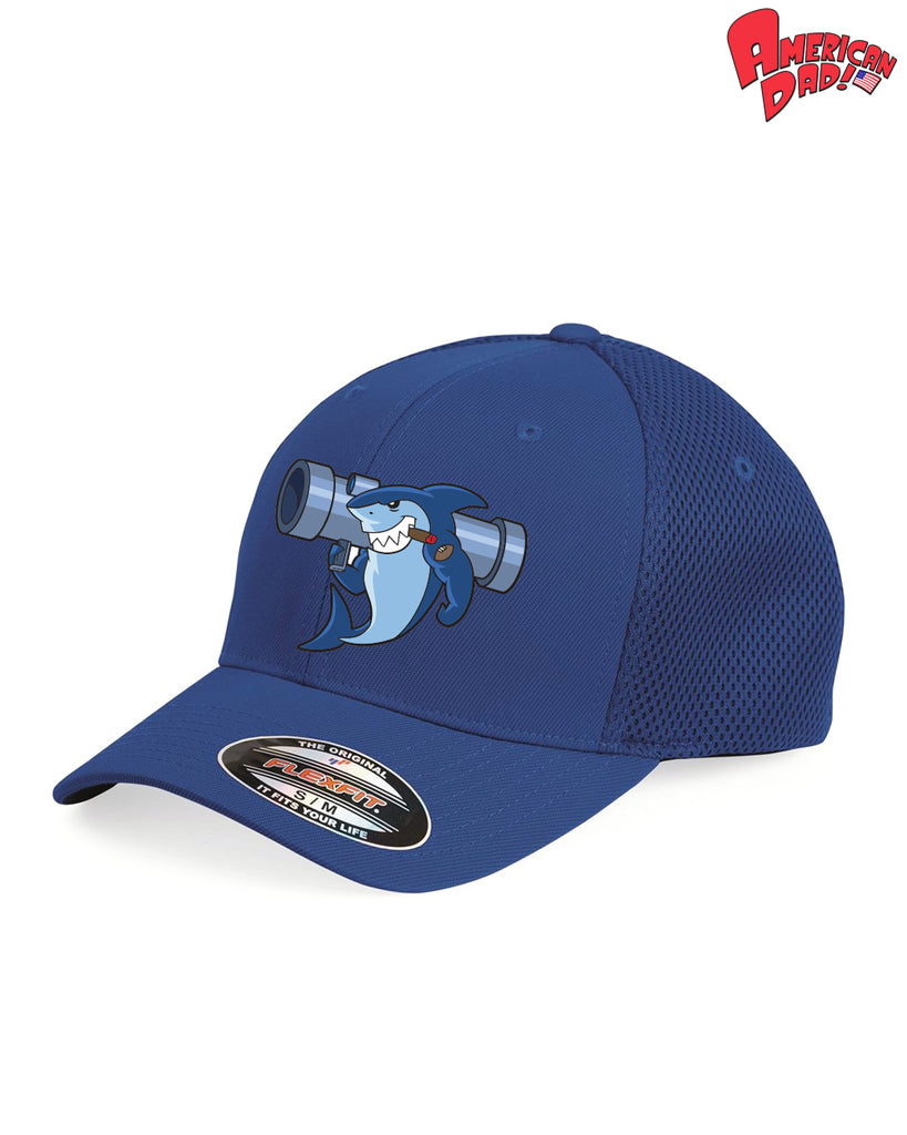 American Dad - Bazooka Sharks embroidered hat (*ships mid august or before)