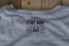 classic stay rad logo shirt - mens