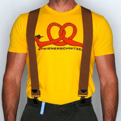 Wienerschnitzel  tee - yellow - (mens)