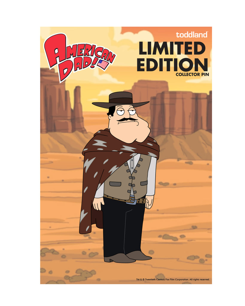 American Dad - West to Mexico Stan enamel pin (limited edition of 100)