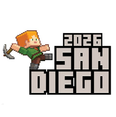 Minecraft - 2026 ADULT San Diego Blocks tee (ships 8/1-8/30)