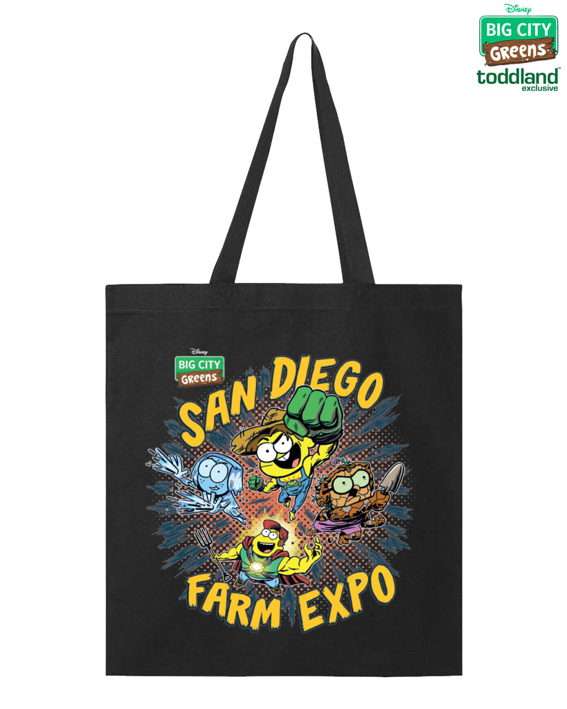 Big City Greens - Farm Expo tote - Black (*ships mid august or sooner)