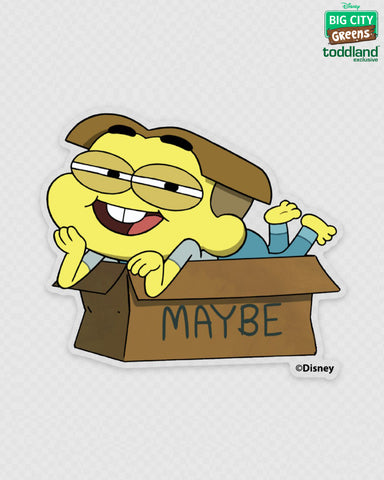 Big City Greens - Maybe Baby Cricket sticker (*ships mid august or sooner)