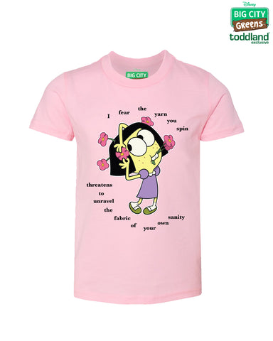 Big City Greens - YOUTH Sanity tee - Pink (*ships mid august or sooner)