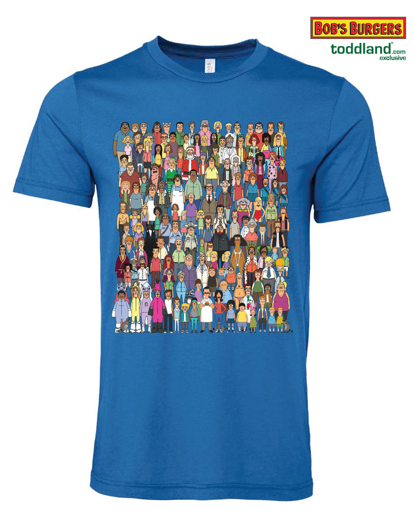 2026 Bob's Burgers - (almost) Everybody Tee - Royal Blue (ships 8/1-8/30)