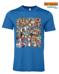 2026 Bob's Burgers - (almost) Everybody Tee - Royal Blue (ships 8/1-8/30)