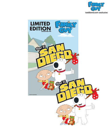 Family Guy - Road to San Diego 2023 hard enamel pin