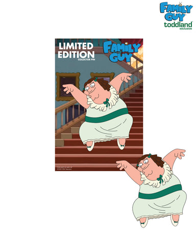 Family Guy - I'll be right down!  Peter pin  (*ships mid august or sooner)