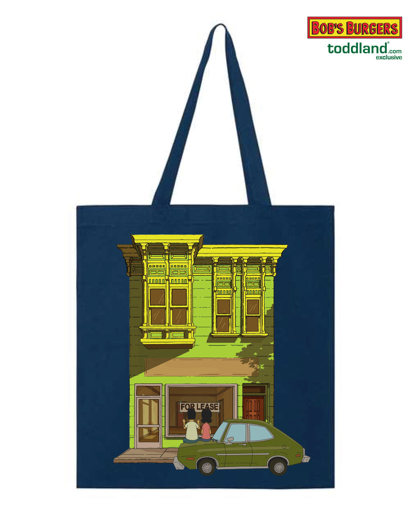 Bob's Burgers - For Lease heavy canvas grocery tote - (ships 8/1-8/30)