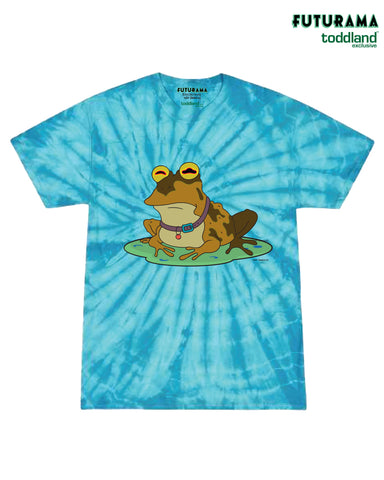 FUTURAMA - ALL GLORY!  Tee  - Tie Dye Turquoise (*ships mid august or sooner)
