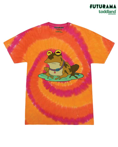 FUTURAMA - ALL GLORY!  Tee  - Tie Dye Orange (*ships mid august or sooner)