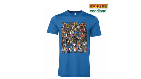2026 Bob's Burgers - (almost) Everybody Tee - Royal Blue (ships 8/1-8/30)