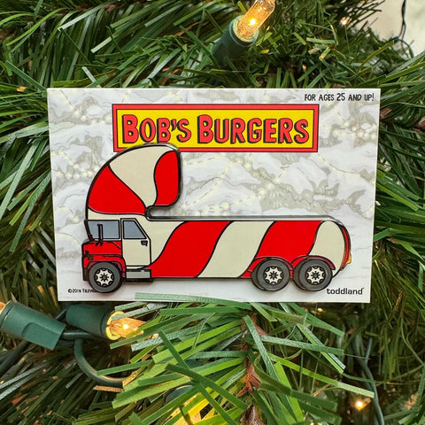 Bob's Burgers - Holiday 2023 Candy Cane Truck enamel pin le125