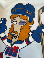American Dad! - 2026 Actual Authentic Hockey Jerseys (white) - pre-order closes 7/29/26. ships 11/1/26