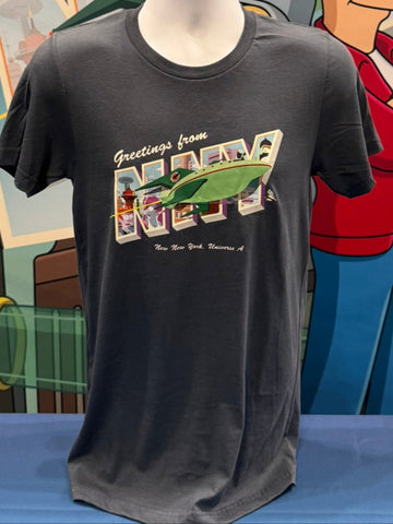 FUTURAMA - Greetings From New New York tee - solid navy