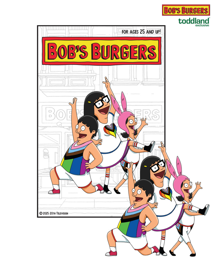 2026 Bob's Burgers Pride - Gene Tina and Louise Hard Enamel Pin (*Online to order early July/Summer drop)