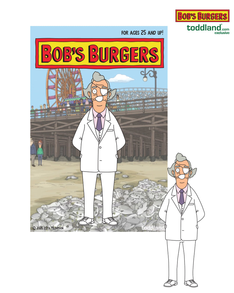 2026 Bob's Burgers - Mr Fischoeder Hard Enamel Pin (*ships between 8/15-8/30)