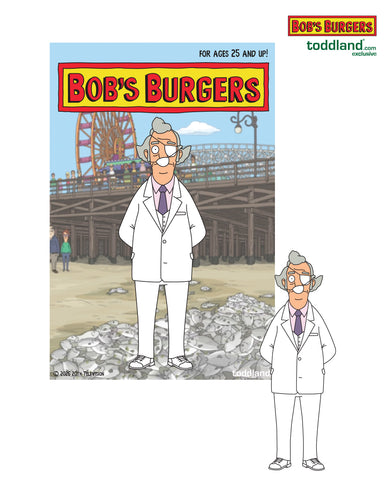 2026 Bob's Burgers - Mr Fischoeder Hard Enamel Pin (*ships between 8/15-8/30)