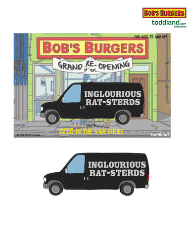 2026 Bob's Burgers - #10 in the van series Hard Enamel Pin (*ships between 8/15-8/30)