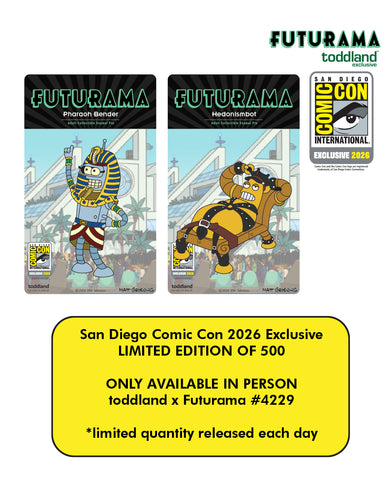 Futurama - 2026 San Diego Comic Con Exclusive Enamel Pin Set - NOT SOLD ONLINE