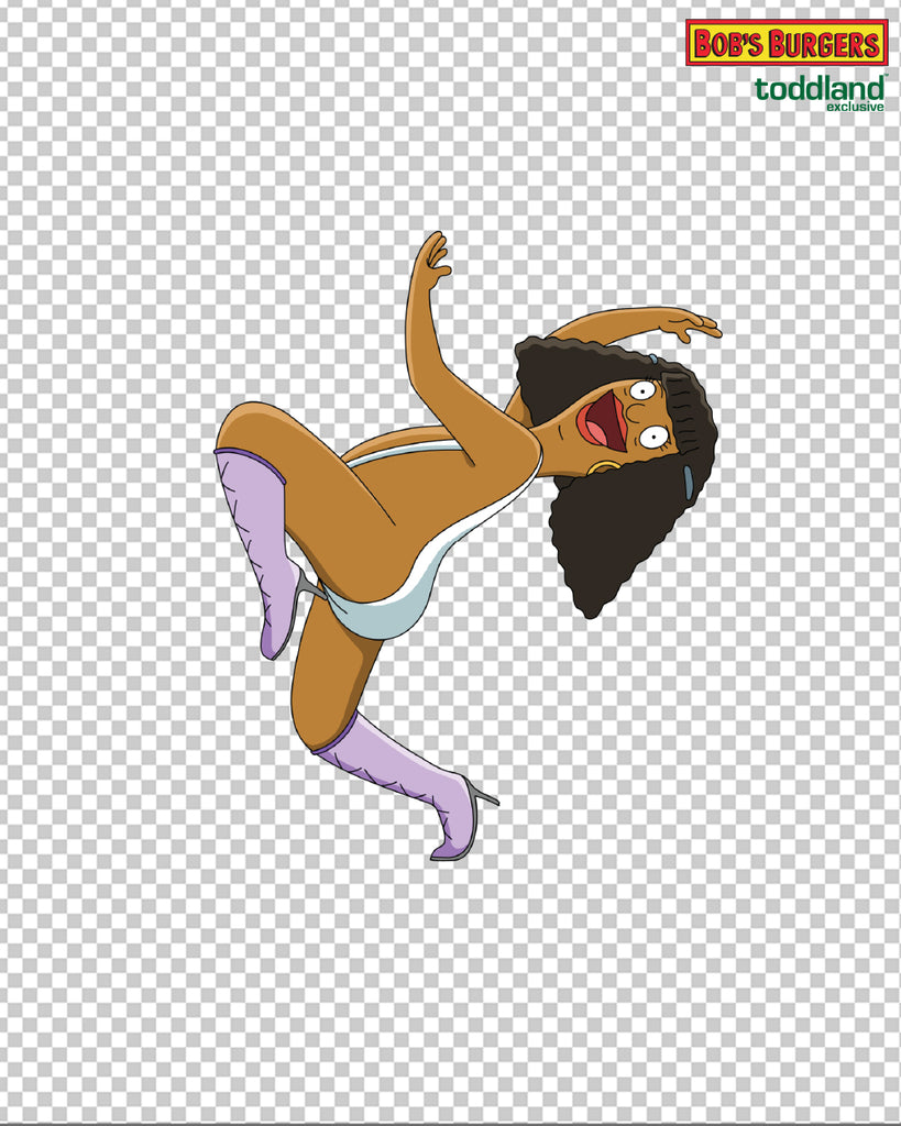 2026 Bob's Burgers Pride - Marshmallow clear die cut sticker