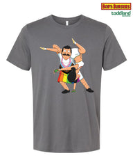 2026 Bob's Burgers Pride - 2026 Bob and Linda Tee (Solid Asphalt gray)