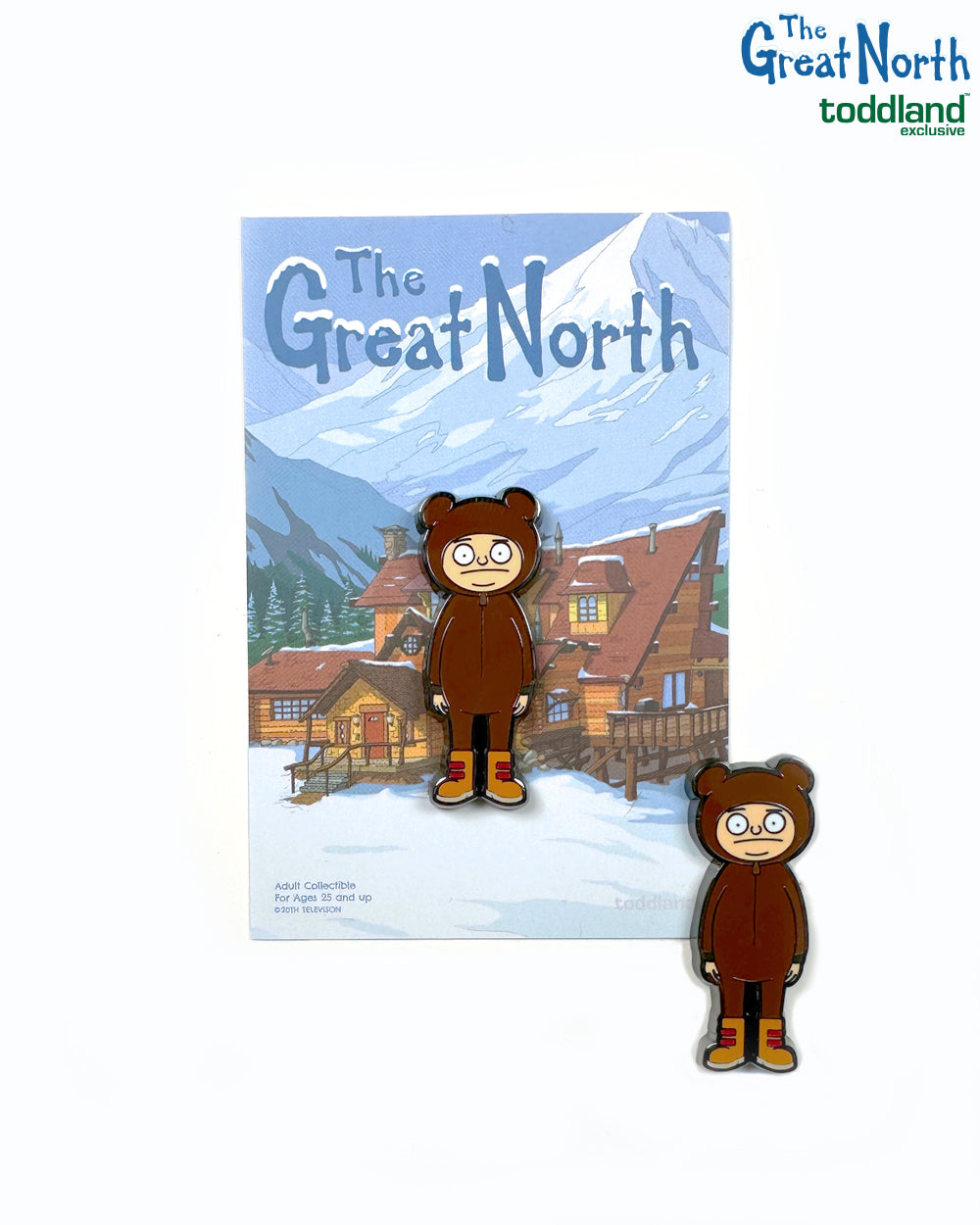 The Great North - Moon hard enamel pin – basekamp / toddland