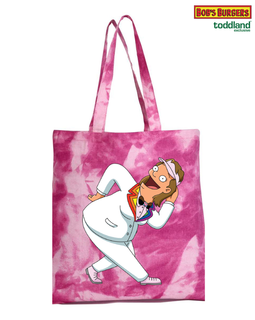 2026 Bob's Burgers Pride - Marshmallow Heavy Grocery Tote Nat (pink lady)
