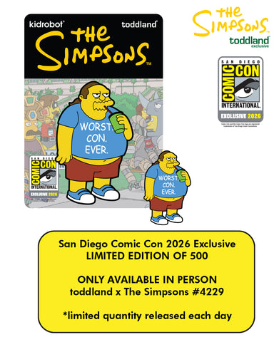 The Simpsons - SDCC 2026 EXCLUSIVE Enamel Pin - Worst Con Ever - Not sold online