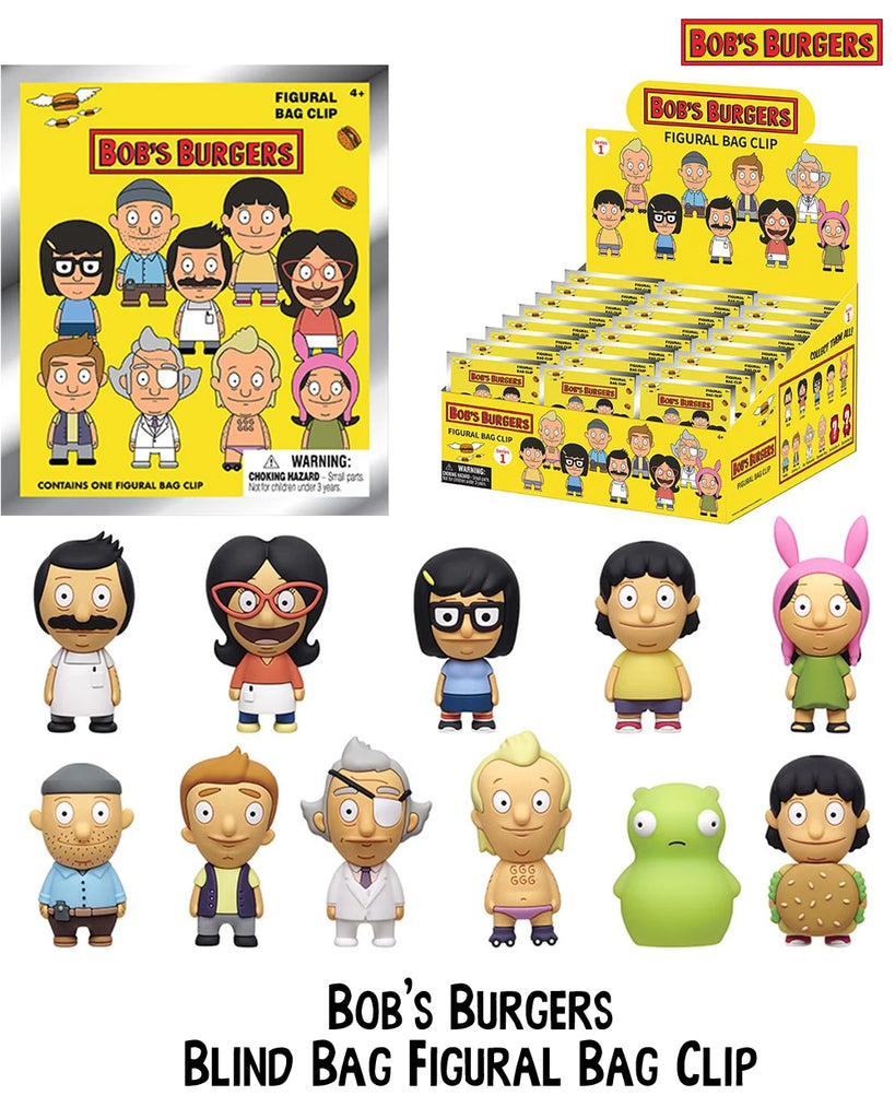 Bob's Burgers Figural Bag Clip Blind Bag (Yellow Bag)