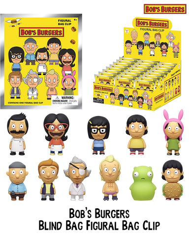 Bob's Burgers Figural Bag Clip Blind Bag (Yellow Bag)