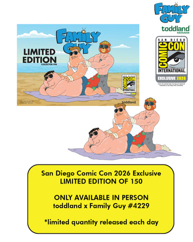 Family Guy - 2026 Fat Gun Enamel Pin SDCC 2026 EXCLUSIVE - NOT SOLD ONLINE
