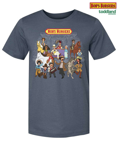 Bob's Burgers - Best Westernville Tee - Vintage Navy