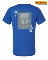 Bobs Burgers - Hanukkah Burger of the Day Tee - Solid True Royal