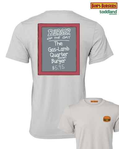 Bob's Burgers - San Diego Gas-Lamb Quarter Burger of the Day Tee