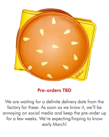 deliciousness burger wallet (Pre-orders happening TBD)