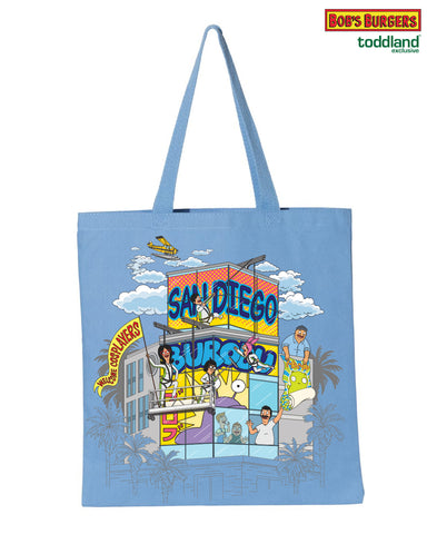 Bob's Burgers - 2024 San Diego Skyscraper heavy canvas grocery tote
