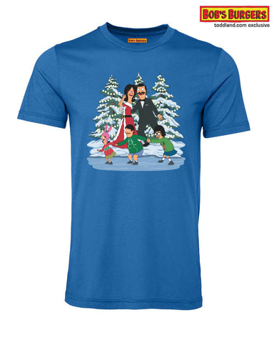 Bobs Burgers - Holiday 2023 Family Tee - blue