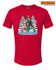 Bobs Burgers - Holiday 2023 Family Tee - red