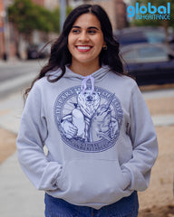 Department of Love Pullover Hoodie - Silver Gray (unisex sizing)