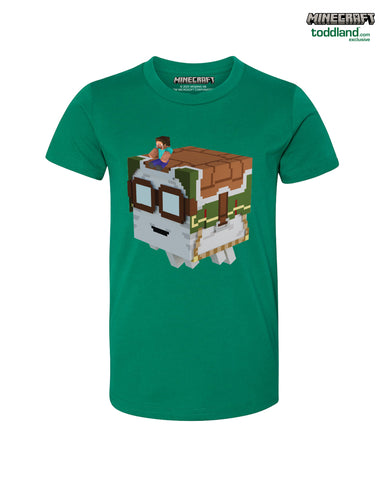 Minecraft - 2025 ADULT Happy Ghast tee - Green (*ships mid august or sooner)