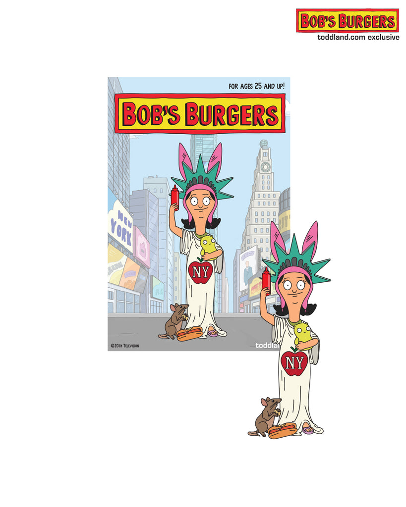 Bob's Burgers - NYC Louise hard enamel pin (starts shipping 10/17)
