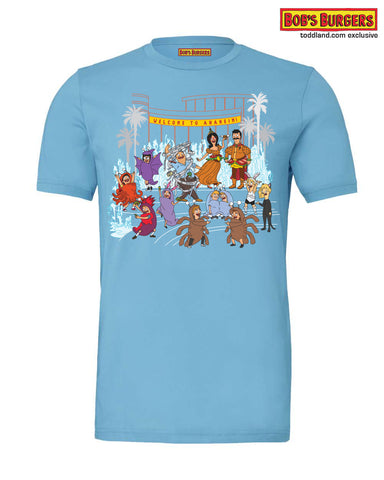 Bobs Burgers - Wondercon 2024 Tee - Ocean Blue (*ships 4/8 - 4/15)