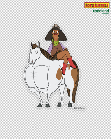 Bob's Burgers - Marshmallow on Pepperoni Clear Die Cut Sticker