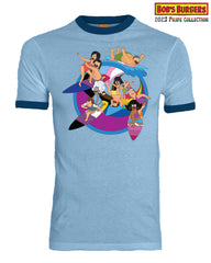 2023 Bob's Burgers Pride - Our Wave Ringer Tee