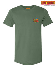 Bobs Burgers - Holiday Burger of the Day Tee - pine green
