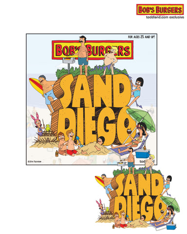 Bob's Burgers - Sand Diego 2023 Deluxe Jumbo Pin (*slightly bigger and more detailed) pin