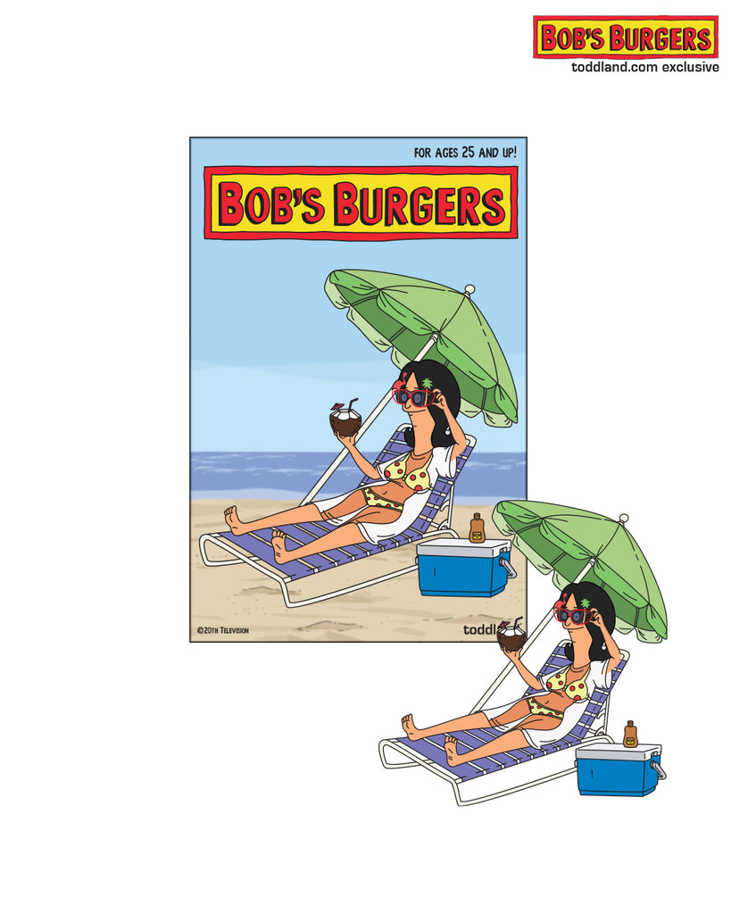 Bob's Burgers - Beach Linda hard enamel pin